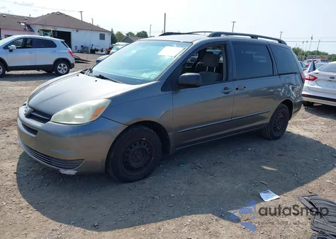 2004 Toyota Sienna Le z USA, uszkodzony, nr VIN 5TDZA23C34S143064